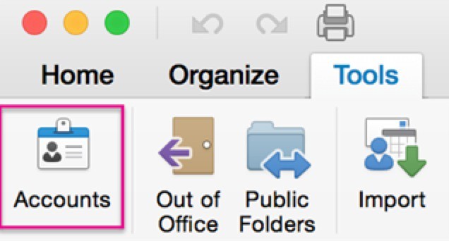 how to add outlook account on mac
