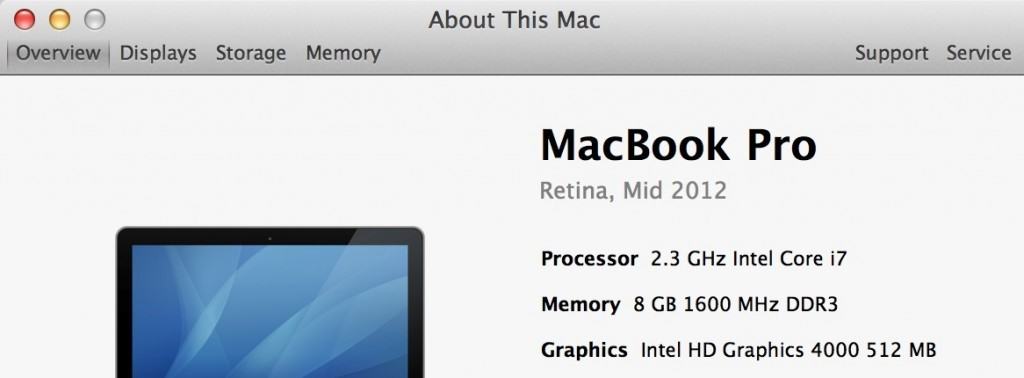 about this mac