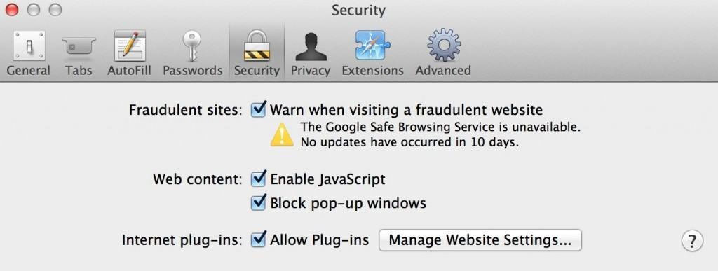 netflix not working on mac - safari security settings