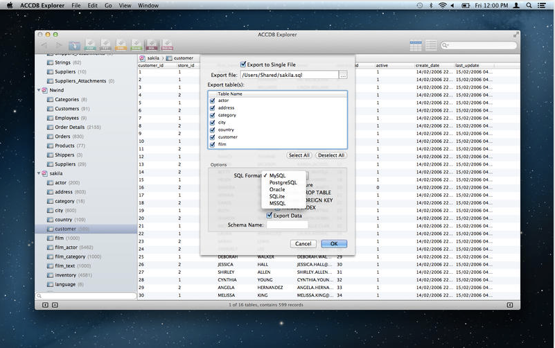 easy database for mac