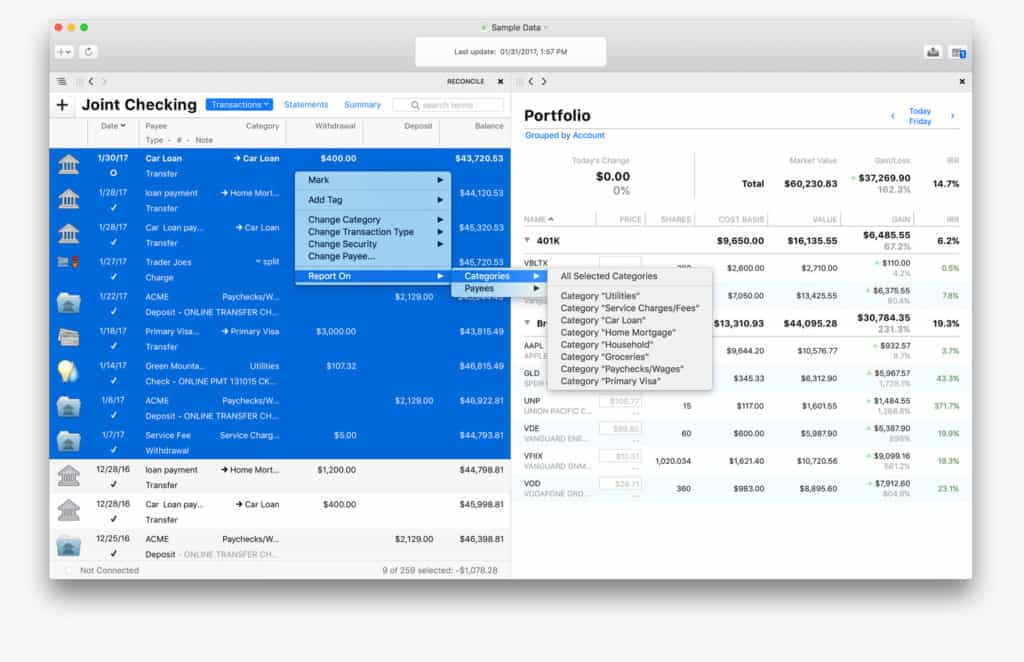 best financial software for mac