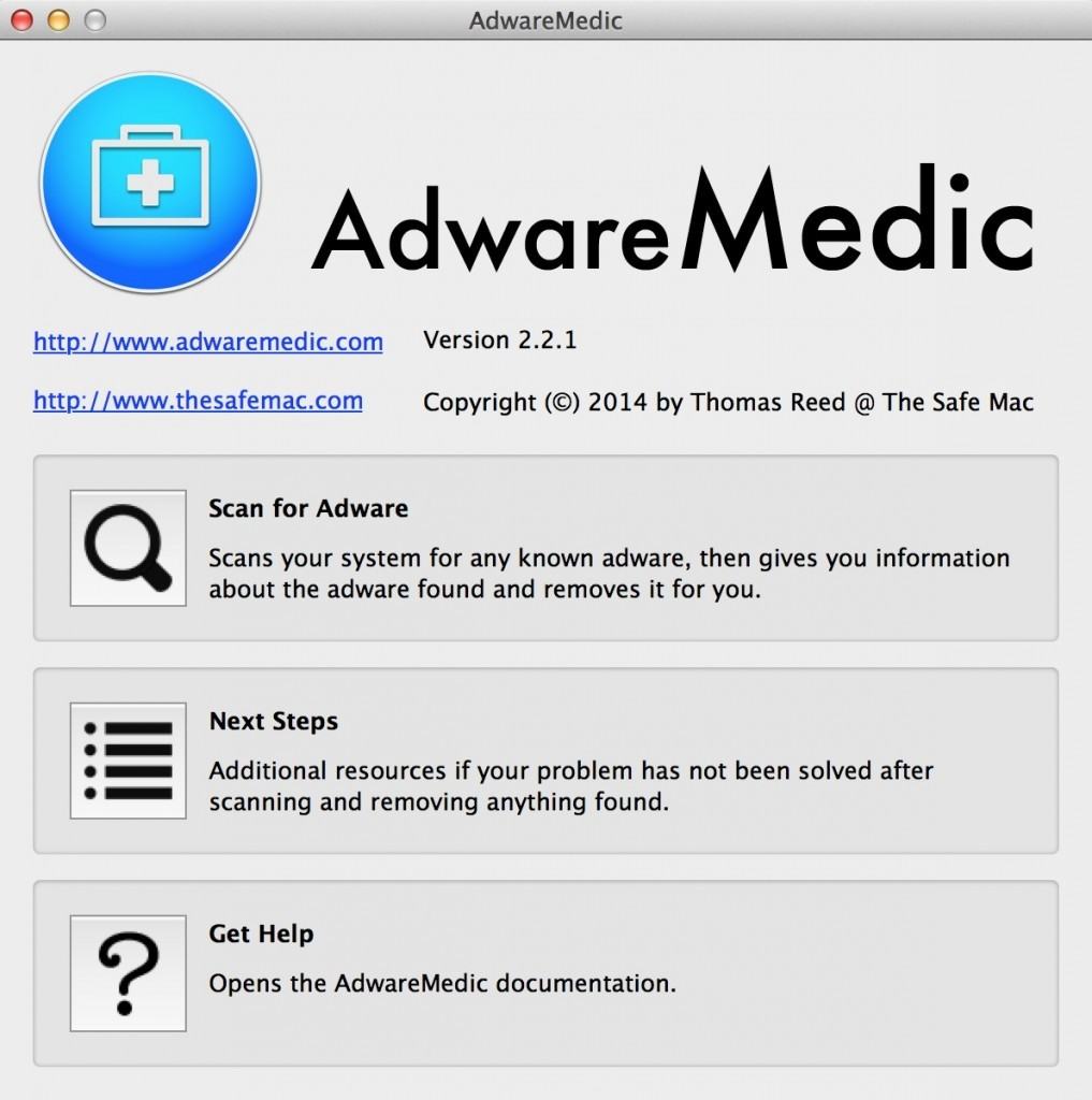 adwaremedic review - main interface