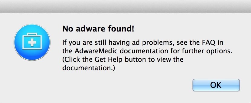 adwaremedic review - scan results