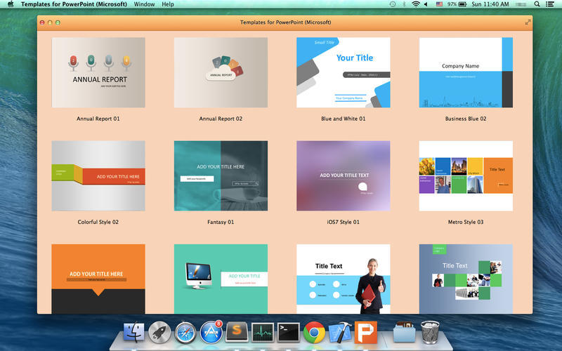 PowerPoint mac 模板