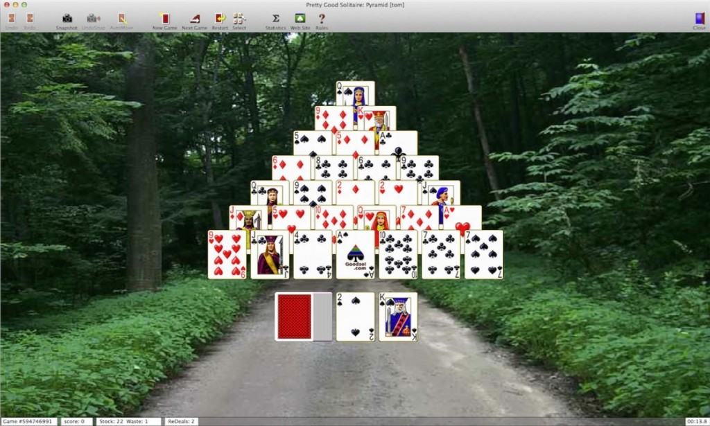 best solitaire for mac - pretty good solitaire