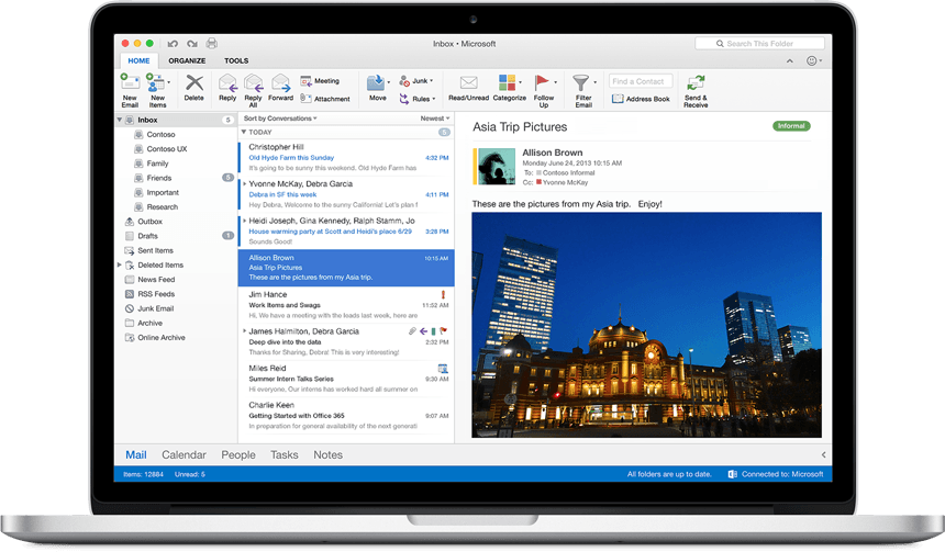 office 2016 for mac - outlook