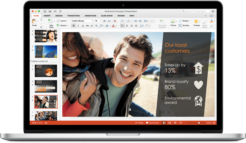 office 2016 for mac - powerpoint