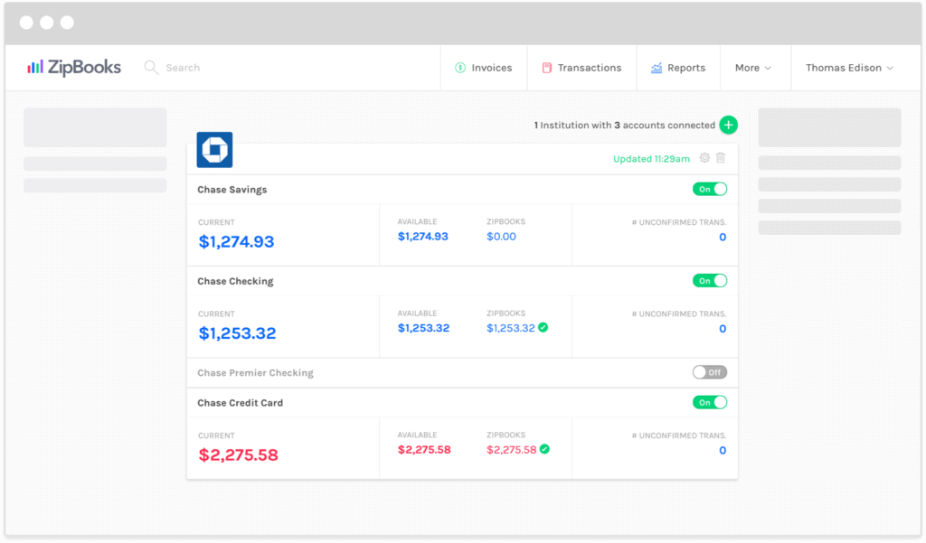 free accounting software mac - zipbooks