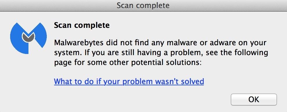 malwarebytes for mac review scan results