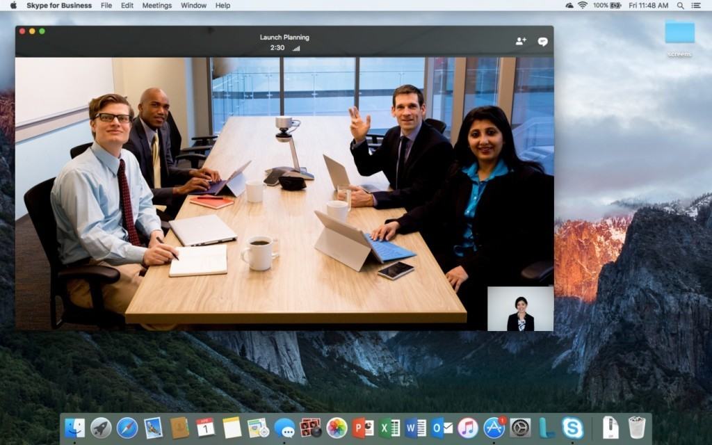 skype for business mac - conference call
