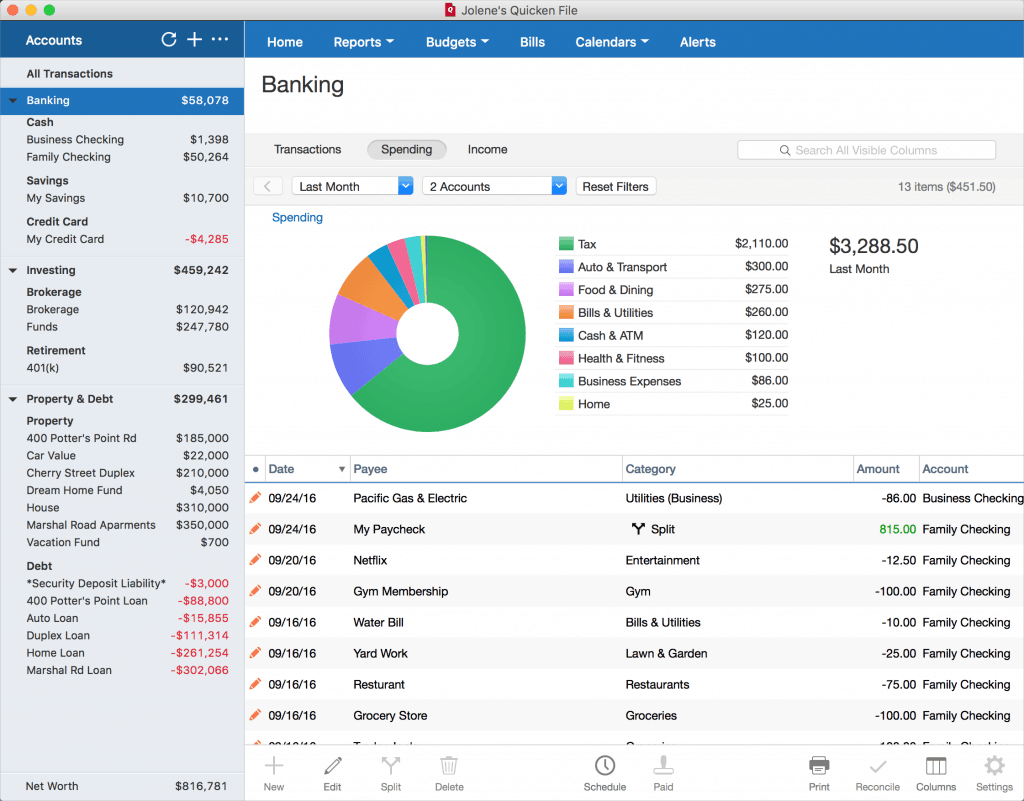 personal capital quicken for mac