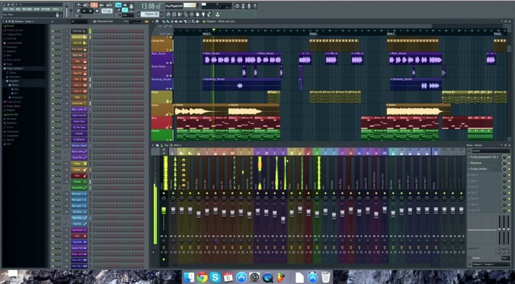 fl studio for mac review - interface