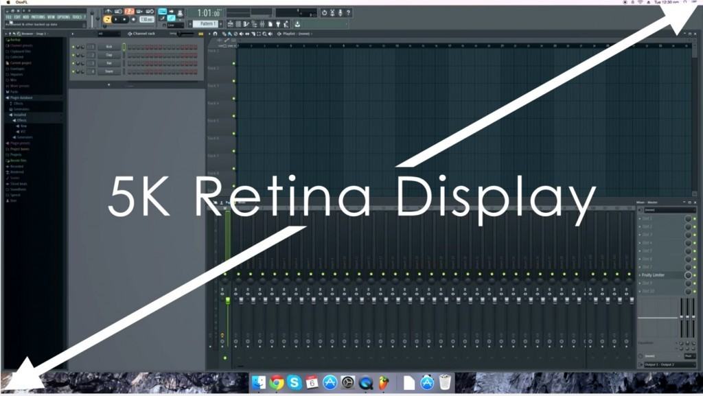 fl studio for mac review - retina display