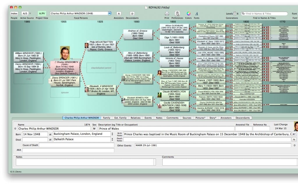 best genealogy software mac - ifamily mac