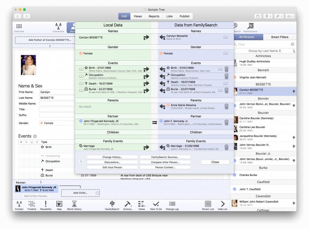 genealogy software mac - macfamilytree familysearch