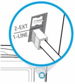 hp envy fax jack