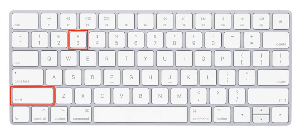 hashtag on mac - us keyboard