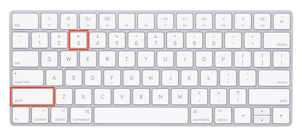 Hashtag On Apple Keyboard