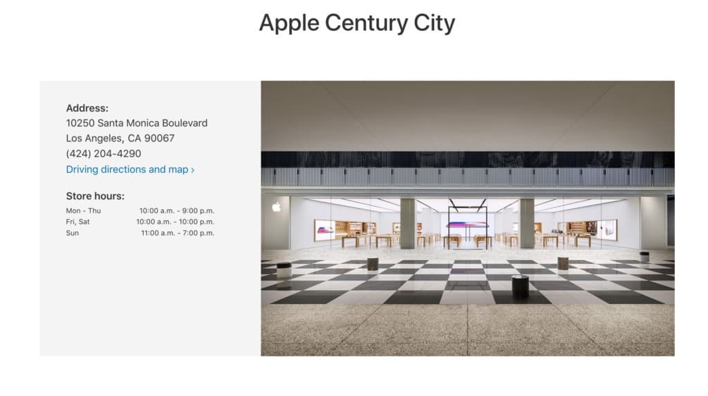 apple store location
