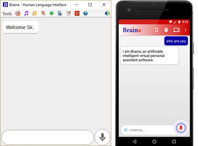 braina virtual assistant