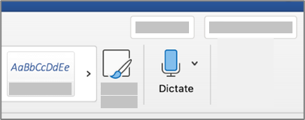 dictate in word for mac