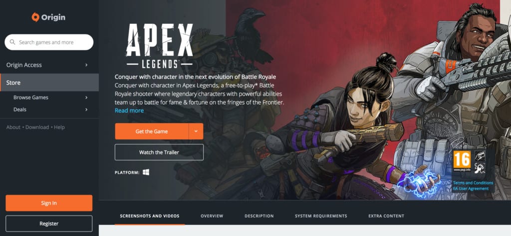 can you download apex legends on mac