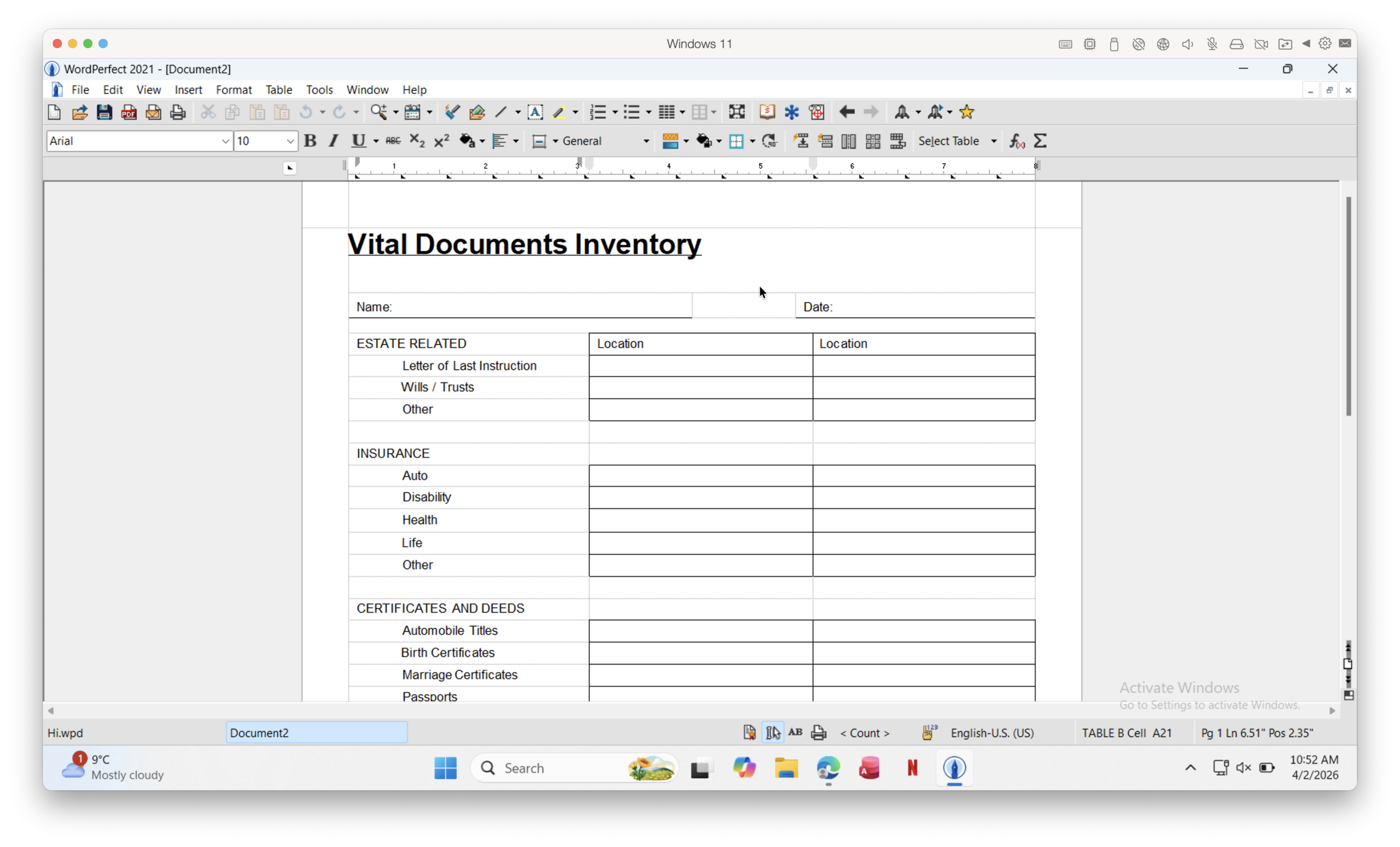 wordperfect for mac - wordperfect running on a mac