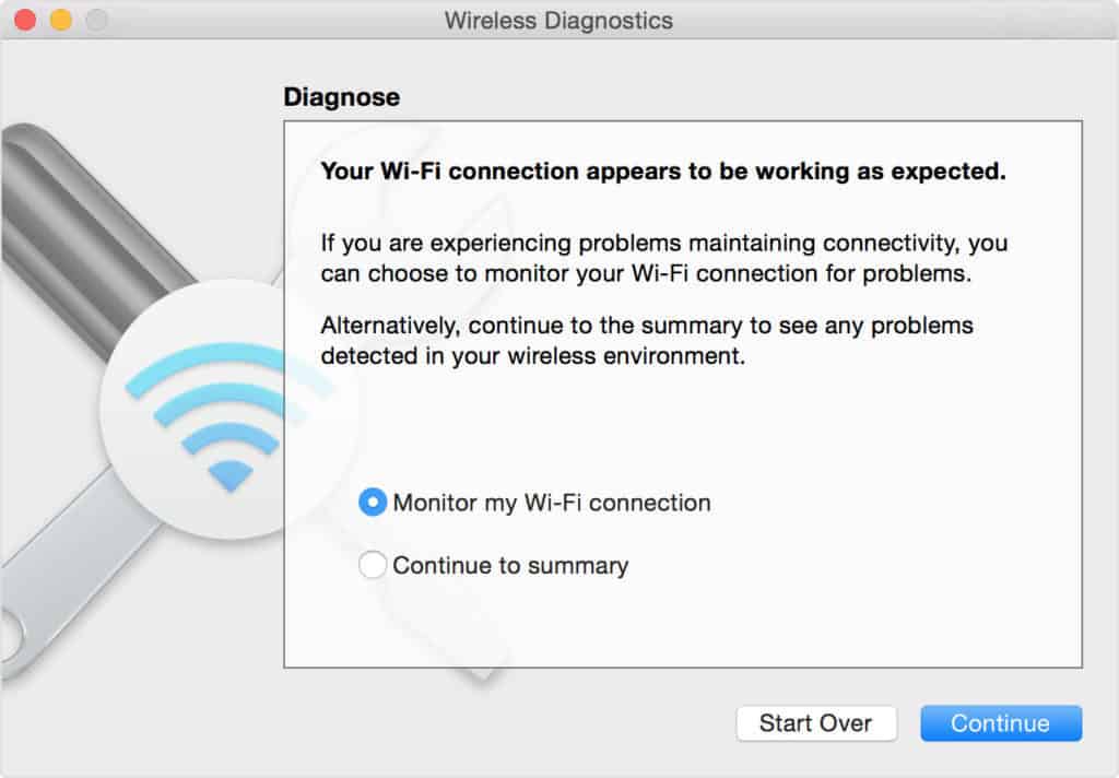 wifi diagnostic mac