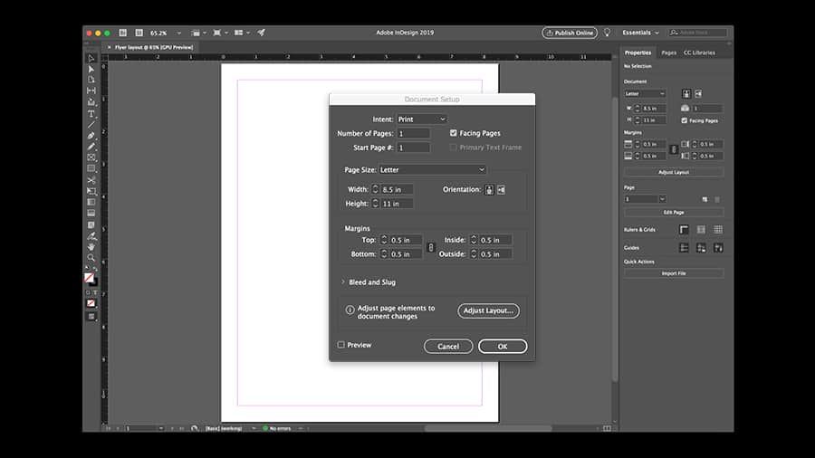 indesign - pica to inches