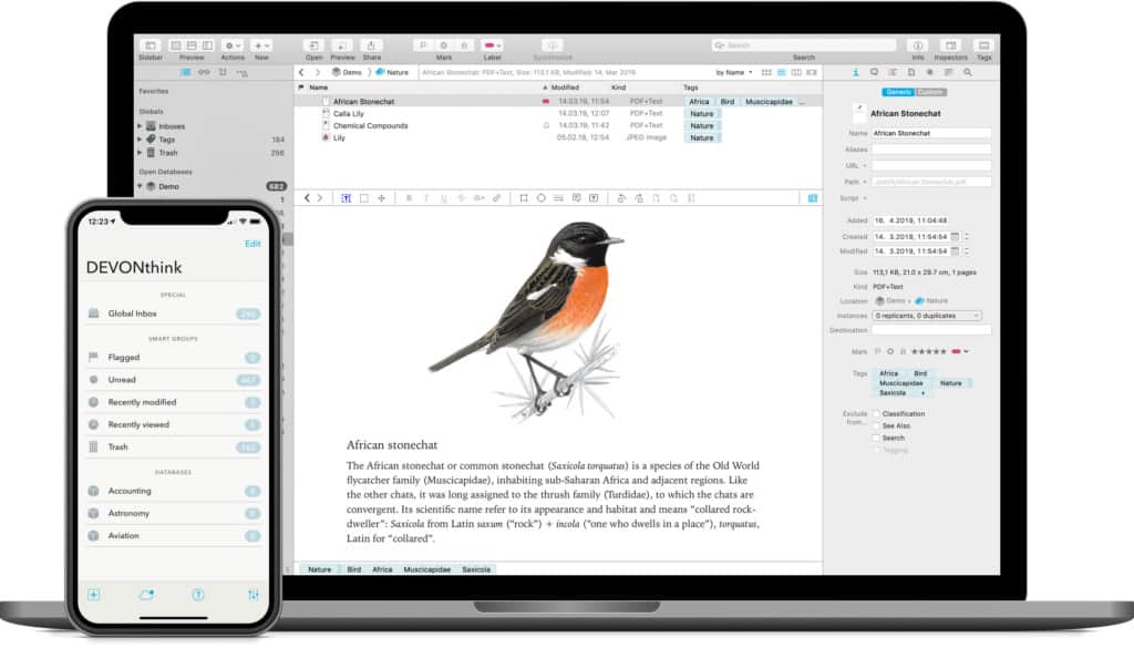 onenote mac alternative - devonthink