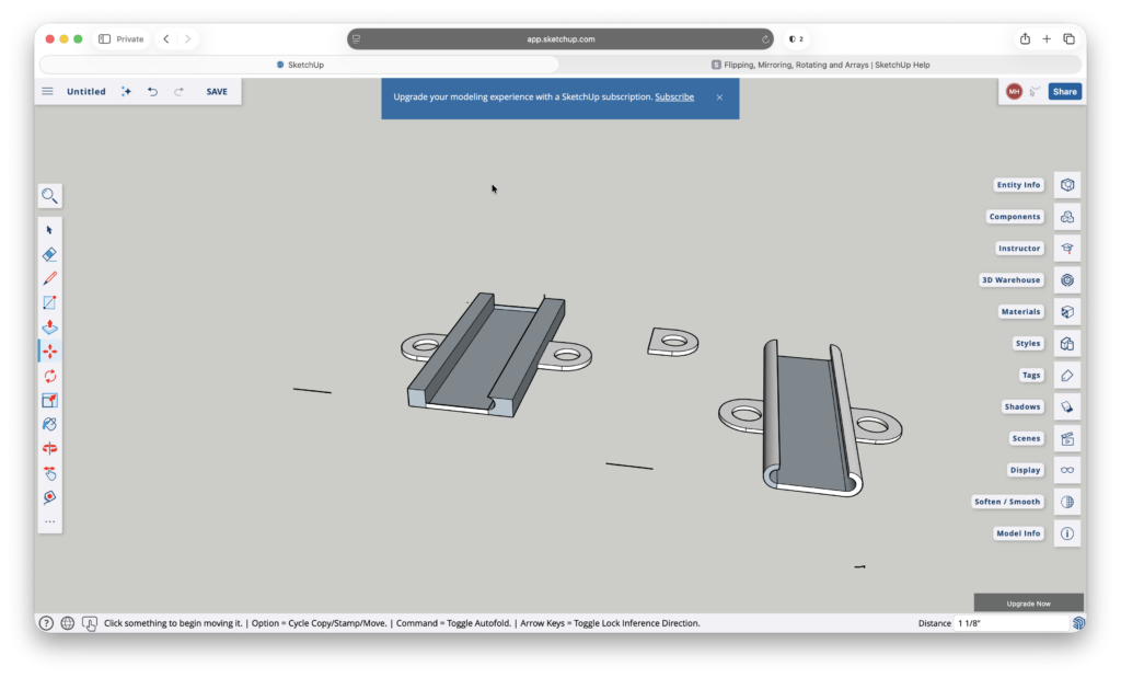3d modelling and printing sketchup