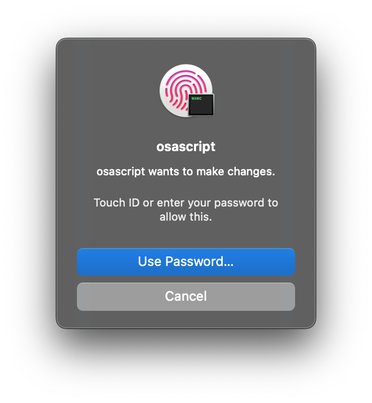script macos touch id password playcover