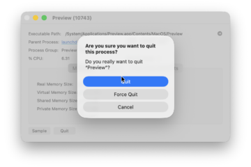 force quit on a mac with activity monitor