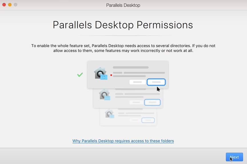  parallels desktop permissions