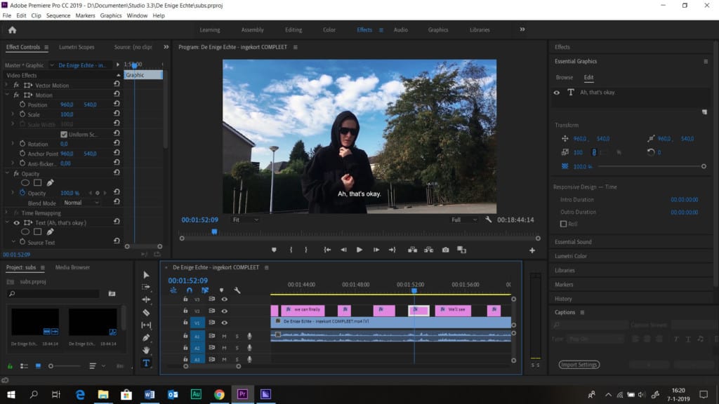 adobe premiere pro review - timeline