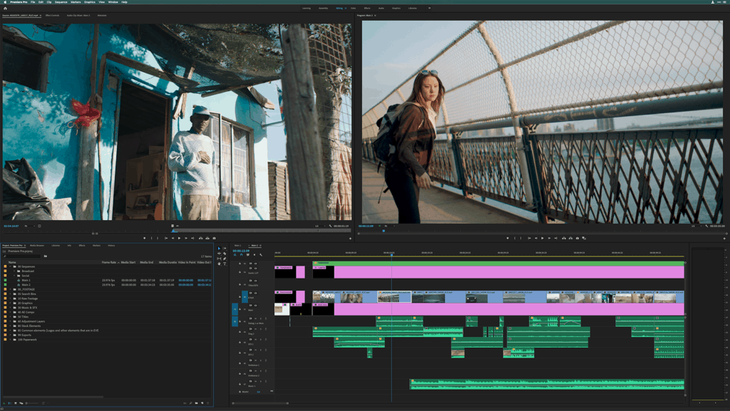 adobe premiere pro timeline