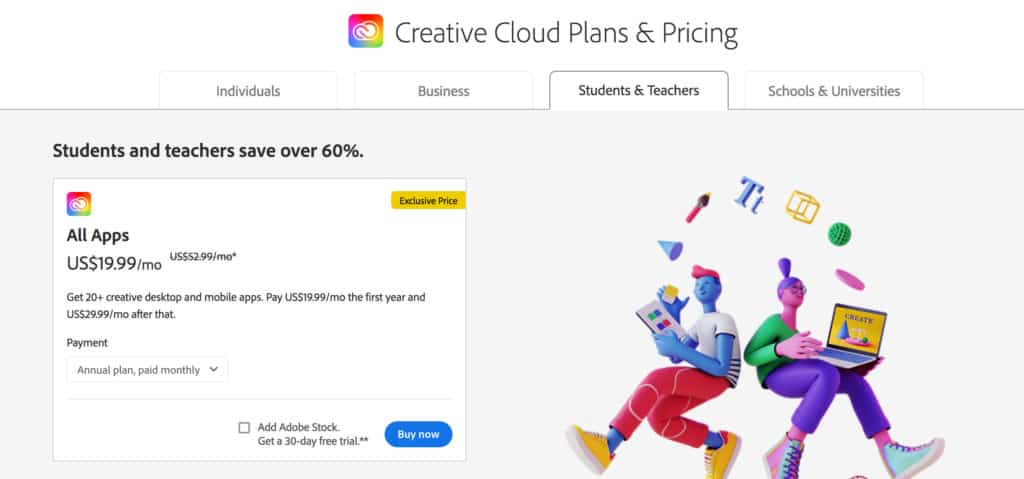 creative cloud best deal