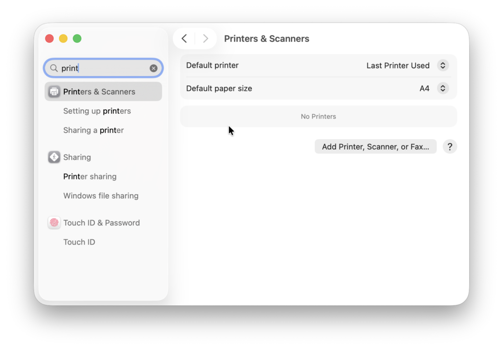 use hp printer with airprint on mac
