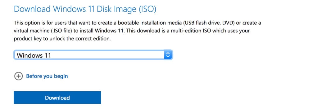 download windows 11 iso intel mac