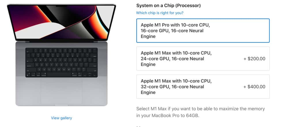 m1 macbook pro cpu upgrade
