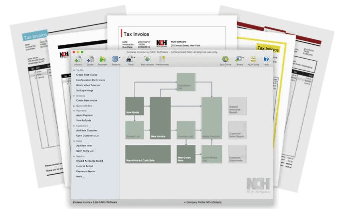 express invoice mac