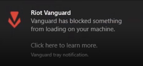 vanguard mac warning