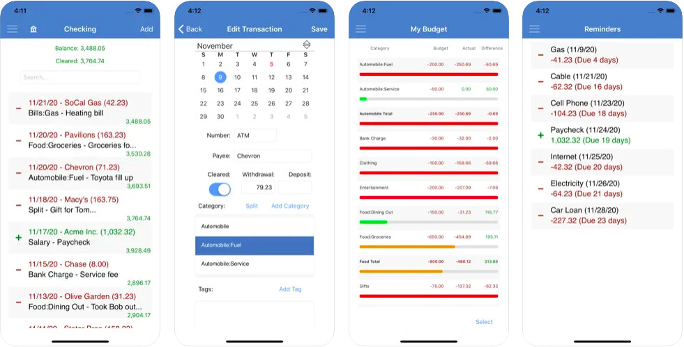 moneyspire 2017 vs quicken