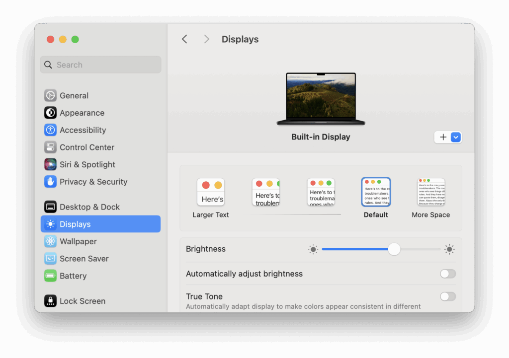 target display mode mac