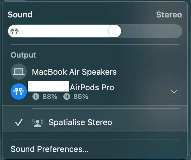 spatial audio mac