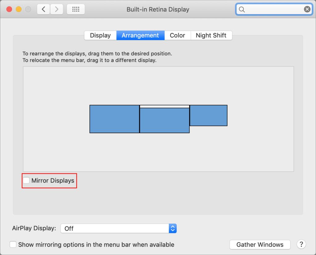 connect mac without cable tv - mirror display