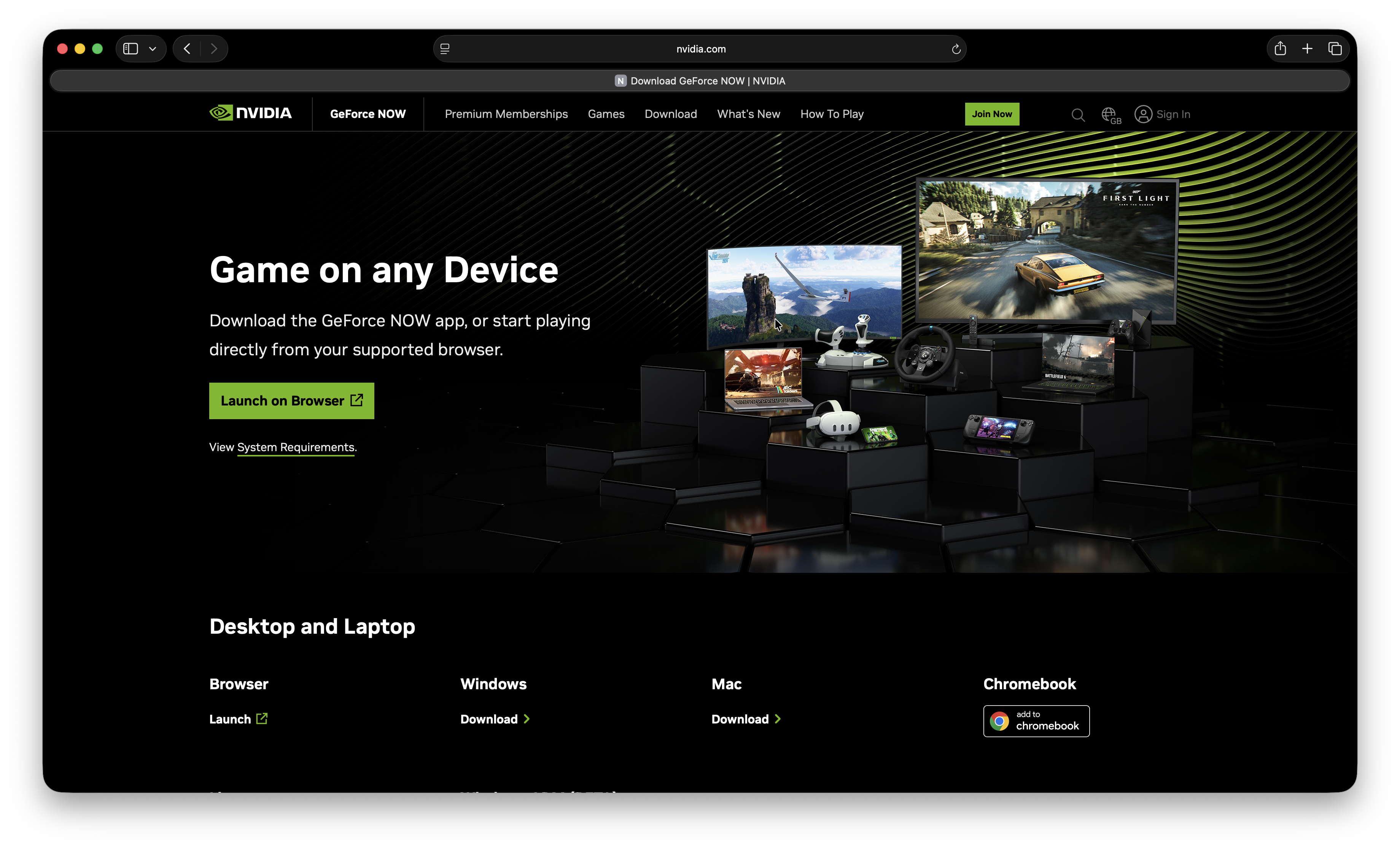 geforce now mac