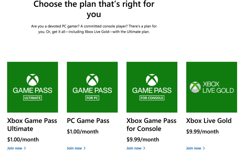 xbox games on mac - xbox game pass plans
