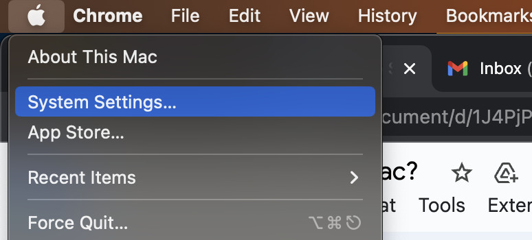 Creating your own shortcut settings