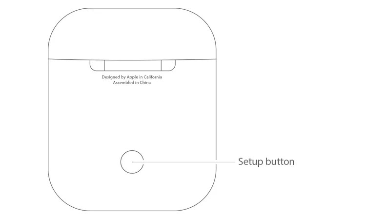 airpods setup button